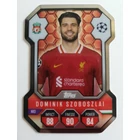 SH4 Dominik Szoboszlai Chrome Pro Elite Shield focis kártya (Liverpool) Topps MATCH ATTAX BL 2024-25