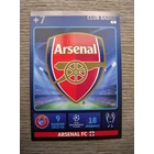 5 Arsenal FC  Team logo focis kártya