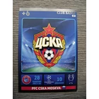 14 PFC CSKA Moskva Team logo focis kártya