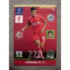 160 Coutinho One to watch (Liverpool FC) focis kártya