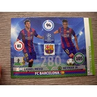 352 Lionel Messi + Neymar Jr. Double Trouble (FC Barcelona) focis kártya