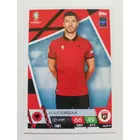 ALB11 Klaus Gjasula Base card focis kártya (Albania) TOPPS Match Attax Euro 2024