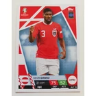 AUS10 Kevin Danso Base card focis kártya (Austria) TOPPS Match Attax Euro 2024