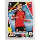 BEL10 Charles De Ketelaere Base card focis kártya (Belgium) TOPPS Match Attax Euro 2024