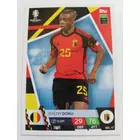 BEL17 Jérémy Doku Base card focis kártya (Belgium) TOPPS Match Attax Euro 2024