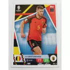BEL4 Jan Vertonghen Base card focis kártya (Belgium) TOPPS Match Attax Euro 2024