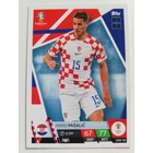 CRO10 Mario Pašalić Base card focis kártya (Croatia) TOPPS Match Attax Euro 2024