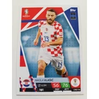 CRO14 Nikola Vlašić Base card focis kártya (Croatia) TOPPS Match Attax Euro 2024