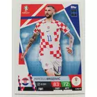 CRO9 Marcelo Brozović Base card focis kártya (Croatia) TOPPS Match Attax Euro 2024