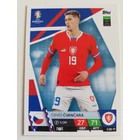 CZE17 Tomáš Čvančara Base card focis kártya (Czech Republic) TOPPS Match Attax Euro 2024