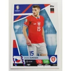 CZE3 David Jurásek Base card focis kártya (Czech Republic) TOPPS Match Attax Euro 2024