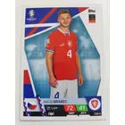 CZE4 Jakub Brabec Base card focis kártya (Czech Republic) TOPPS Match Attax Euro 2024