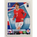 CZE8 Ladislav Krejčí Base card focis kártya (Czech Republic) TOPPS Match Attax Euro 2024