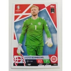 DEN1 Kasper Schmeichel Base card focis kártya (Denmark) TOPPS Match Attax Euro 2024