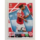 DEN13 Yussuf Poulsen Base card focis kártya (Denmark) TOPPS Match Attax Euro 2024