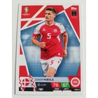 DEN3 Joakim Mahle Base card focis kártya (Denmark) TOPPS Match Attax Euro 2024