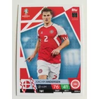 DEN6 Joachim Andersen Base card focis kártya (Denmark) TOPPS Match Attax Euro 2024