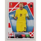 ENG2 Aaron Ramsdale Base card focis kártya (England) TOPPS Match Attax Euro 2024
