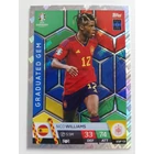 ESP13 Nico Williams Graduated Gem focis kártya (Spain) TOPPS Match Attax Euro 2024