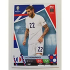 FRA2 Theo Hernández Base card focis kártya (France) TOPPS Match Attax Euro 2024