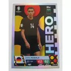 GER14 Jamal Musiala Hero focis kártya (Germany) TOPPS Match Attax Euro 2024