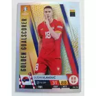 GG10 Dušan Vlahović Golden Goalscorer focis kártya (Serbia) TOPPS Match Attax Euro 2024