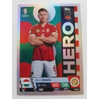 HUN2 Willi Orbán Hero focis kártya (Hungary) TOPPS Match Attax Euro 2024