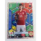 HUN9 Milos Kerkez Graduated Gem focis kártya (Hungary) TOPPS Match Attax Euro 2024