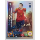 LSS17 Andrés Iniesta Legend Signature Style focis kártya (Spain) TOPPS Match Attax Euro 2024