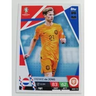 NED10 Frenkie de Jong Base card focis kártya (Netherlands) TOPPS Match Attax Euro 2024