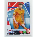 NED12 Mats Wieffer Base card focis kártya (Netherlands) TOPPS Match Attax Euro 2024