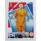 NED13 Teun Koopmeiners Base card focis kártya (Netherlands) TOPPS Match Attax Euro 2024