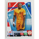 NED15 Steven Bergwijn Base card focis kártya (Netherlands) TOPPS Match Attax Euro 2024