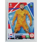 NED18 Memphis Depay Base card focis kártya (Netherlands) TOPPS Match Attax Euro 2024