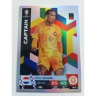 NED3 Virgil van Dijk Captain focis kártya (Netherlands) TOPPS Match Attax Euro 2024