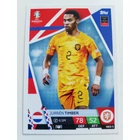 NED5 Jurriën Timber Base card focis kártya (Netherlands) TOPPS Match Attax Euro 2024