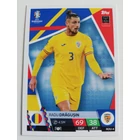 ROM4 Radu Drăgusin Base card focis kártya (Romania) TOPPS Match Attax Euro 2024