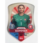 SC9 Yann Sommer Chrome Pro Elite Shield focis kártya (Switzerland) TOPPS Match Attax Euro 2024