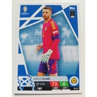 SCO1 Angus Gunn Base card focis kártya (Scotland) TOPPS Match Attax Euro 2024