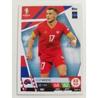 SRB12 Filip Kostić Base card focis kártya (Serbia) TOPPS Match Attax Euro 2024