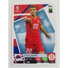 SRB13 Darko Lazović Base card focis kártya (Serbia) TOPPS Match Attax Euro 2024