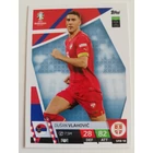 SRB18 Dušan Vlahović Base card focis kártya (Serbia) TOPPS Match Attax Euro 2024