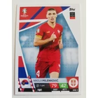 SRB3 Nikola Milenković Base card focis kártya (Serbia) TOPPS Match Attax Euro 2024