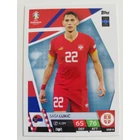 SRB8 Saša Lukić Base card focis kártya (Serbia) TOPPS Match Attax Euro 2024