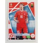 SUI16 Cédric Itten Base card focis kártya (Switzerland) TOPPS Match Attax Euro 2024