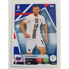 SVN10 Jasmin Kurtić Base card focis kártya (Slovenia) TOPPS Match Attax Euro 2024