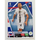 SVN7 Vanja Drkušić Base card focis kártya (Slovenia) TOPPS Match Attax Euro 2024