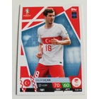 TUR10 Salih Uçan Base card focis kártya (Turkey) TOPPS Match Attax Euro 2024