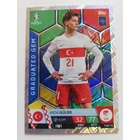 TUR13 Arda Güler Graduated Gem focis kártya (Turkey) TOPPS Match Attax Euro 2024