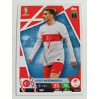 TUR17 Kerem Aktürkoglu Base card focis kártya (Turkey) TOPPS Match Attax Euro 2024